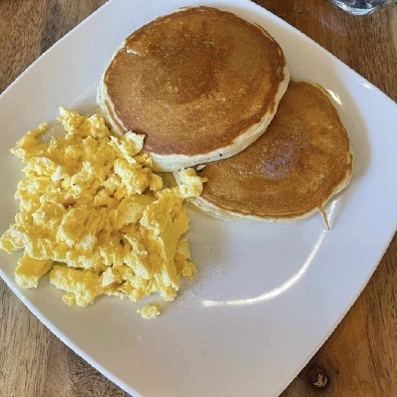 Pancake con huevo