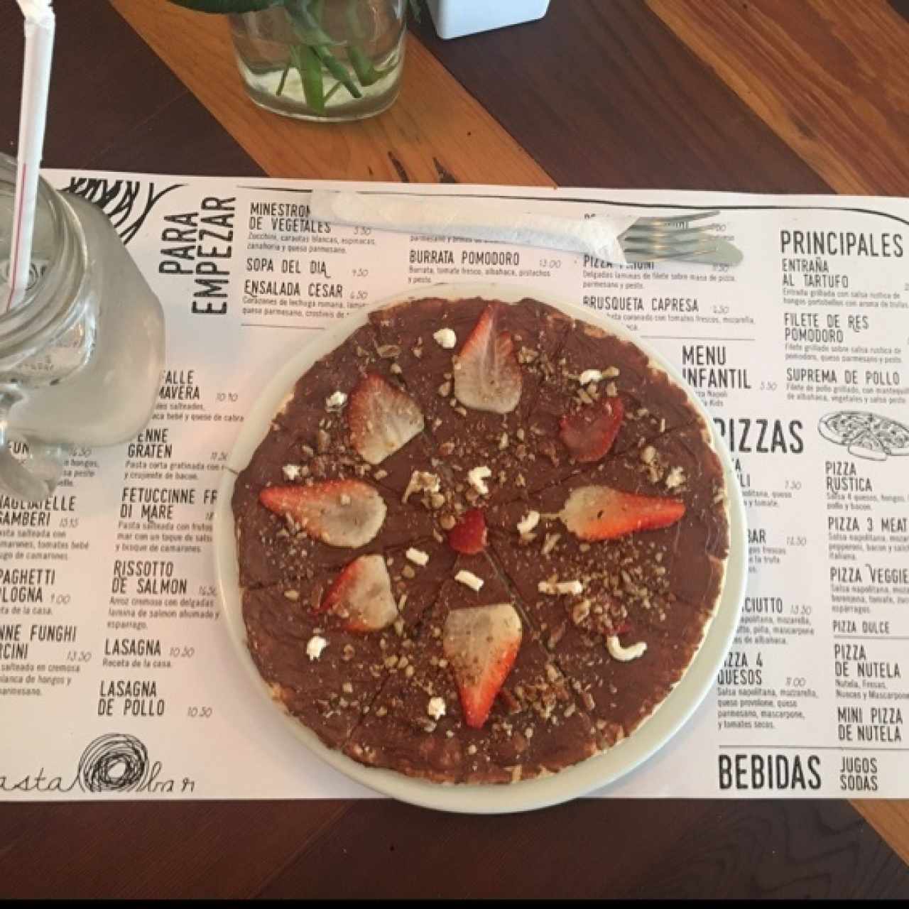 Mini Pizza de Nutela