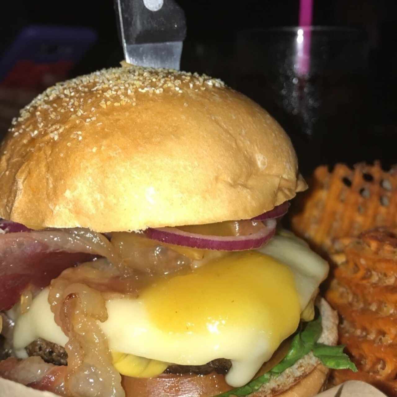 bacon cheese burger