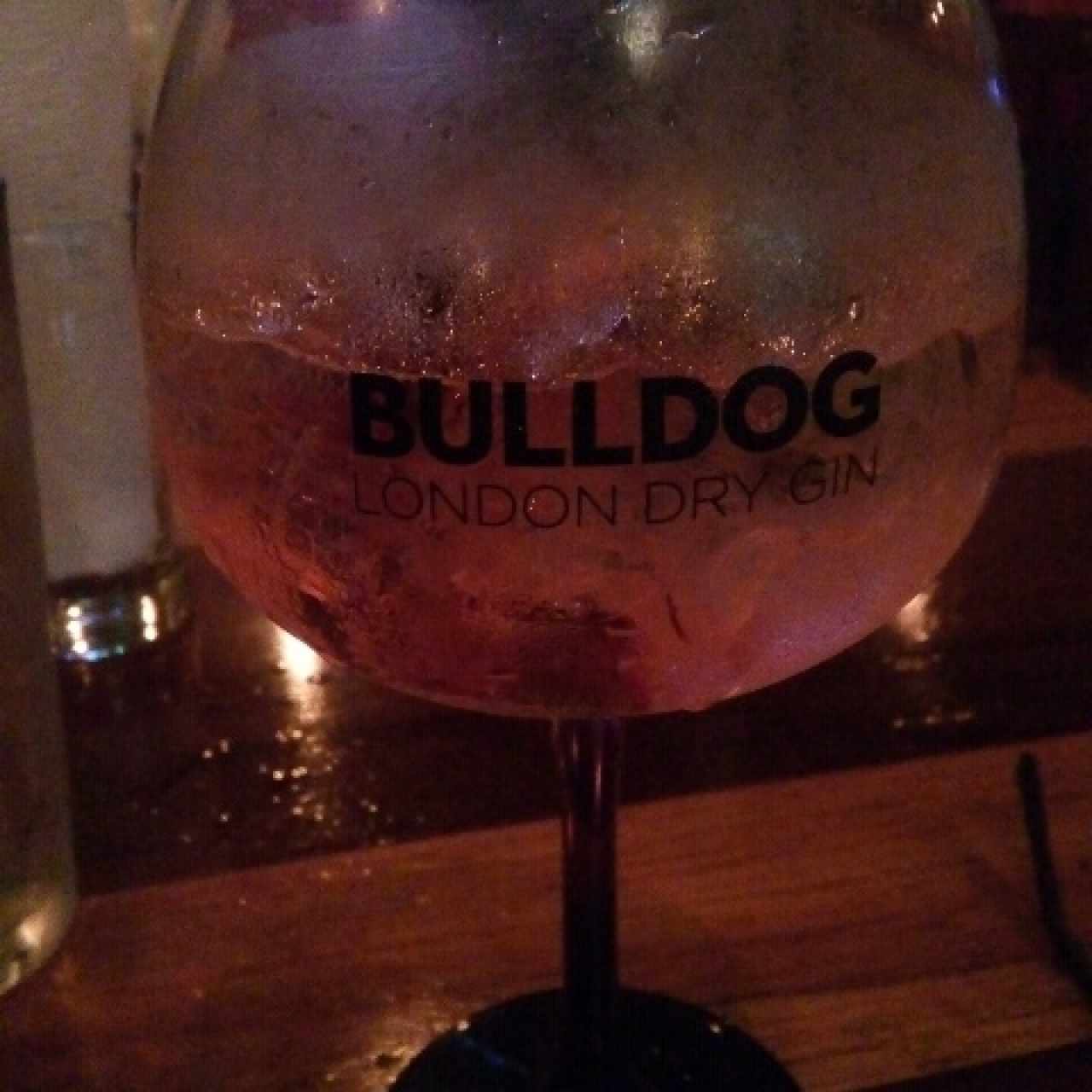 Mixología -  Coctel con Gin Bulldog