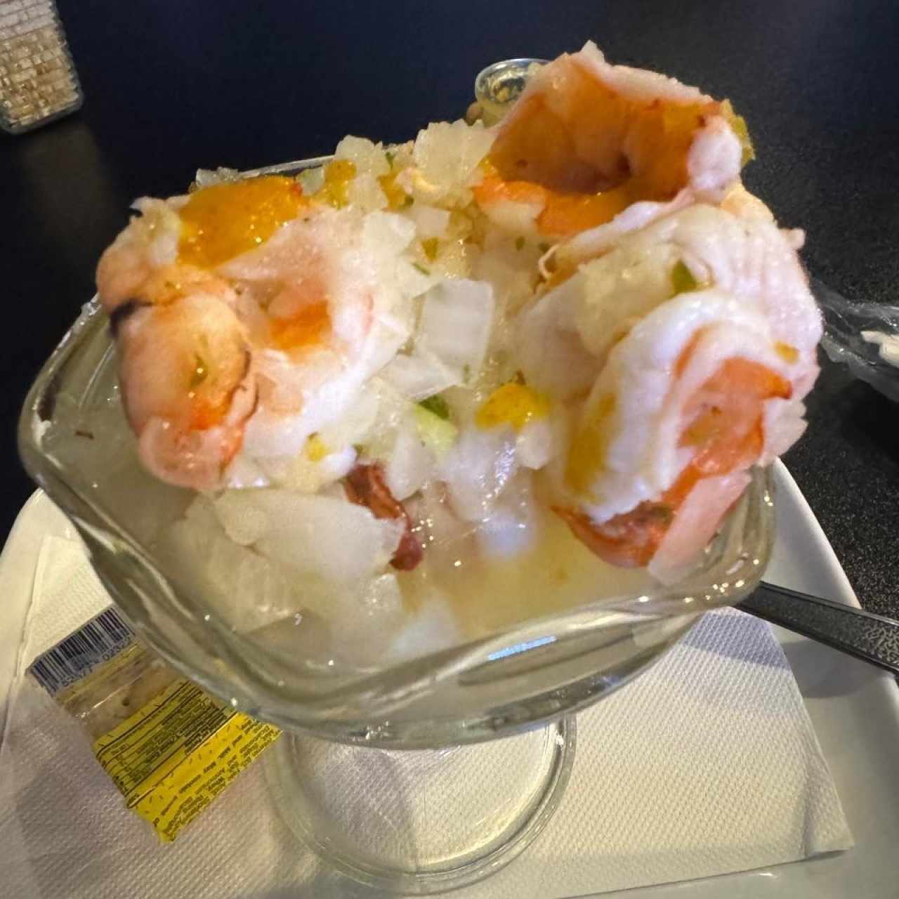 Ceviche de langostinos 