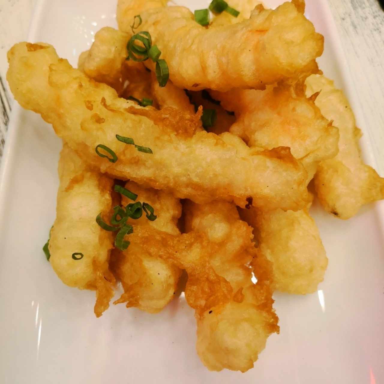 Camarones tempura