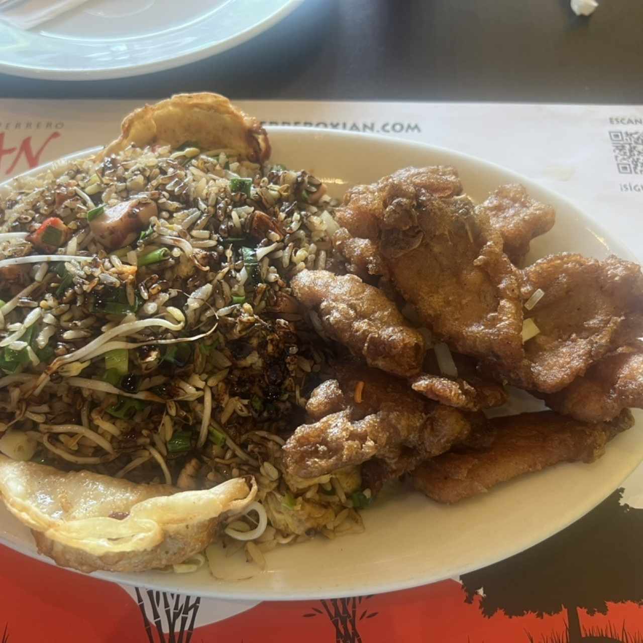 Costillas picadas a la pimienta 