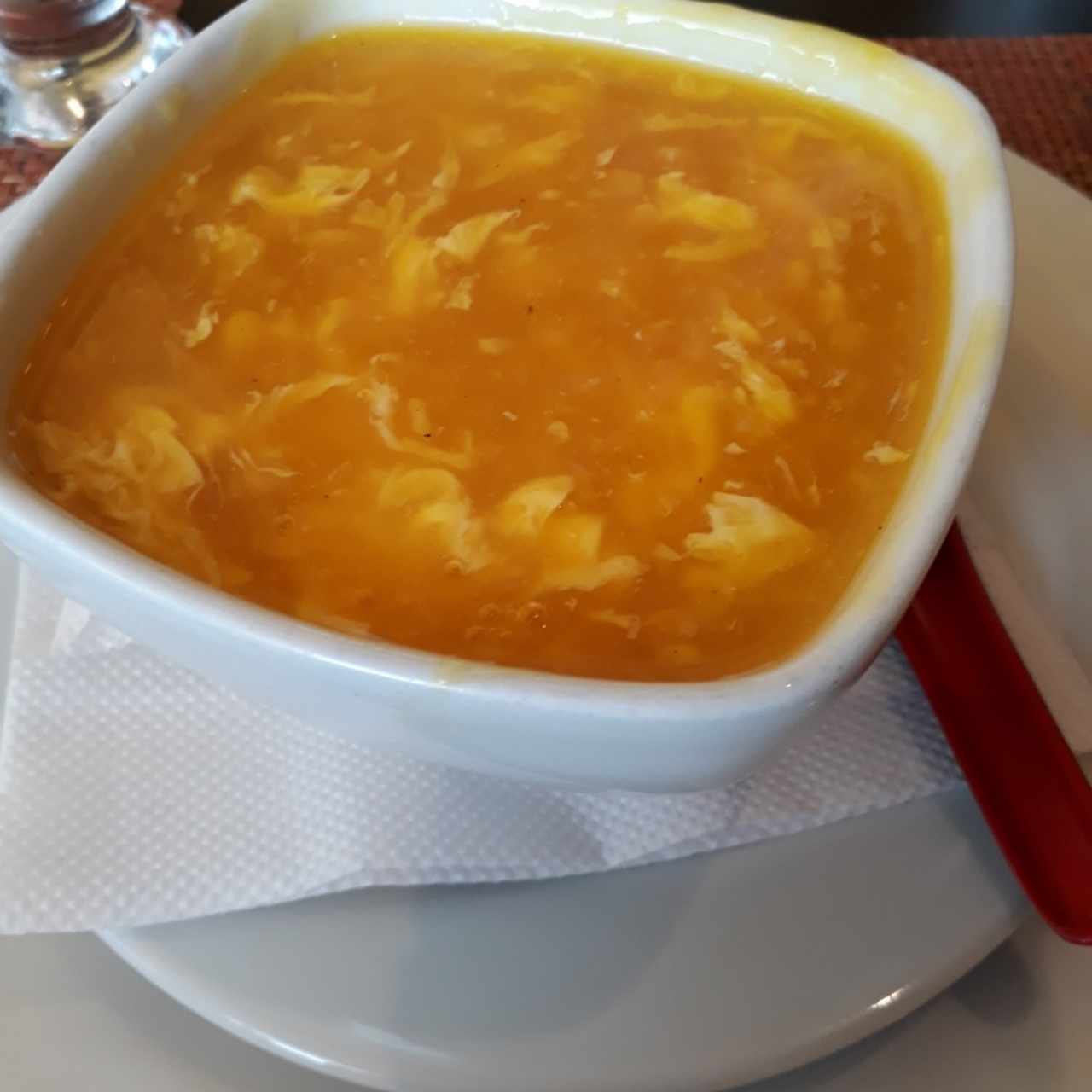 crema de maíz con pollo