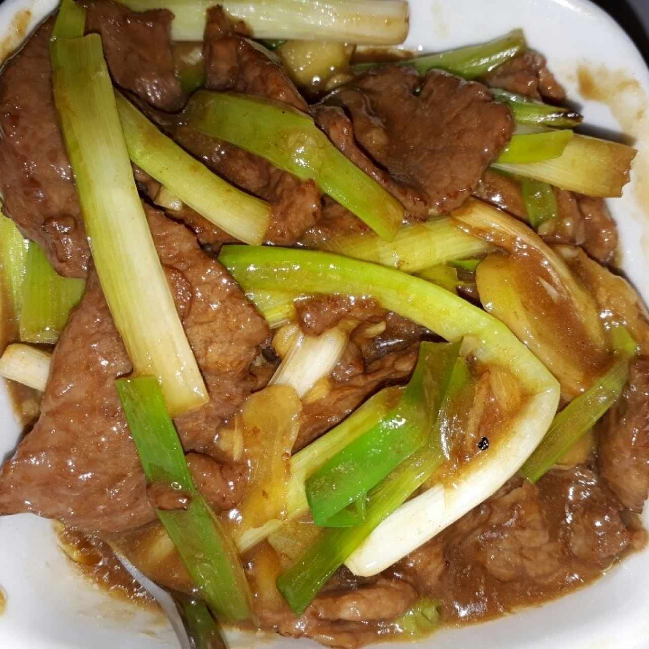 carne con jengibre 