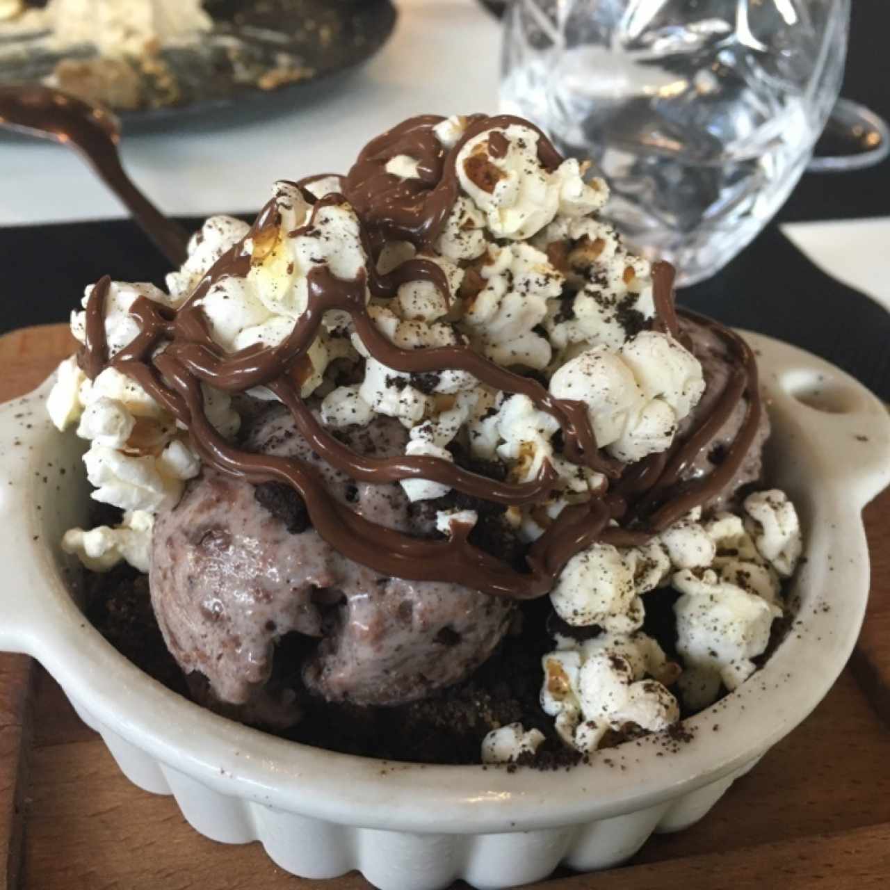 Oreo/Nutella Ice cream & Popcorn