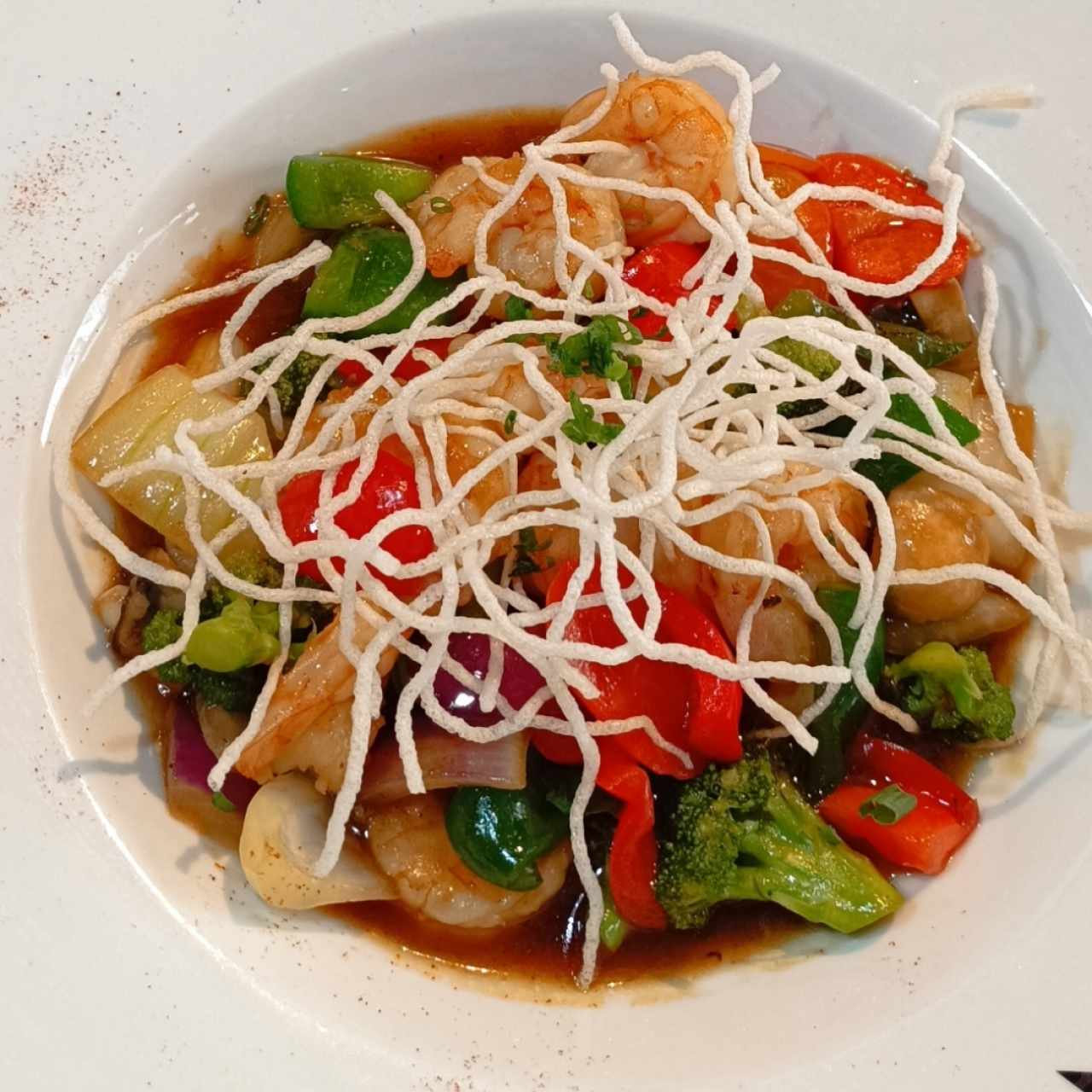 Stir Fry De Camarón