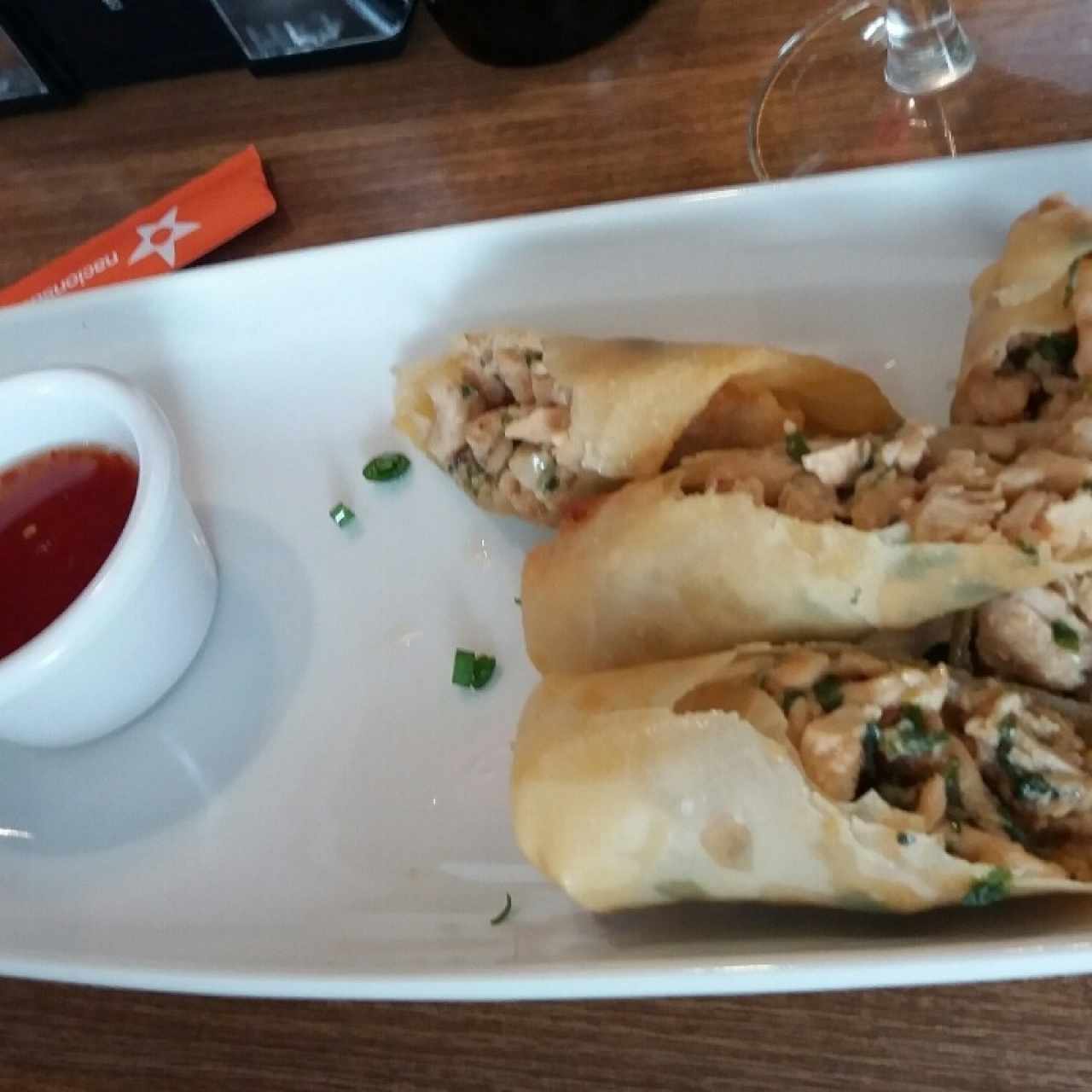 Spring roll de pollo