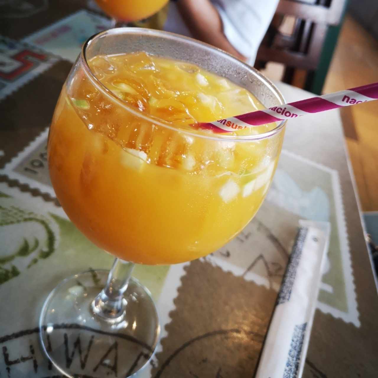 Deliciosa sangría de mango