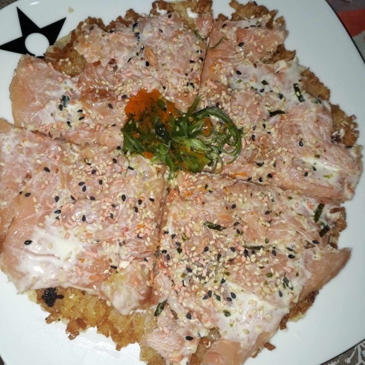 piza de sushi (salmon)