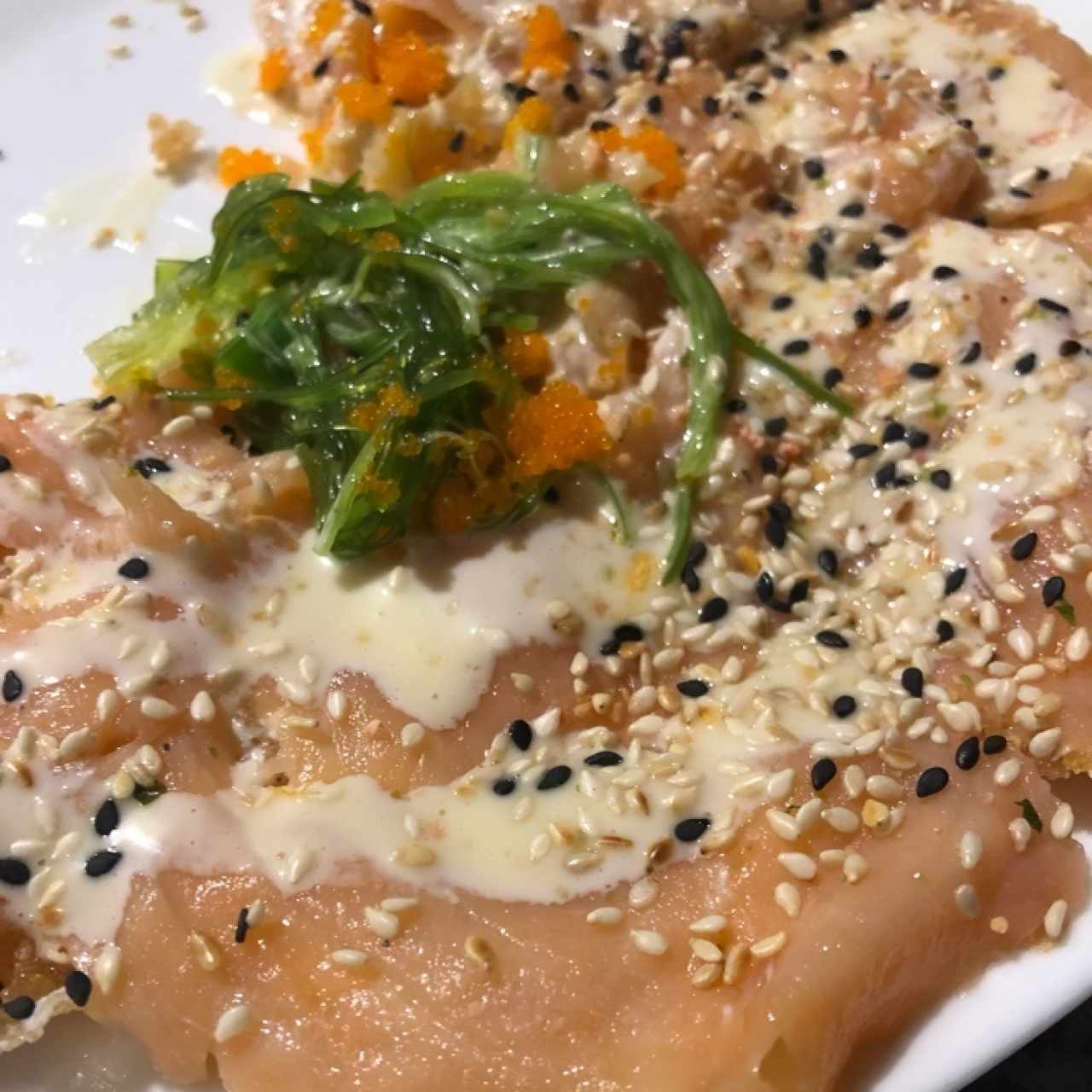 Pizza de salmon ahumado