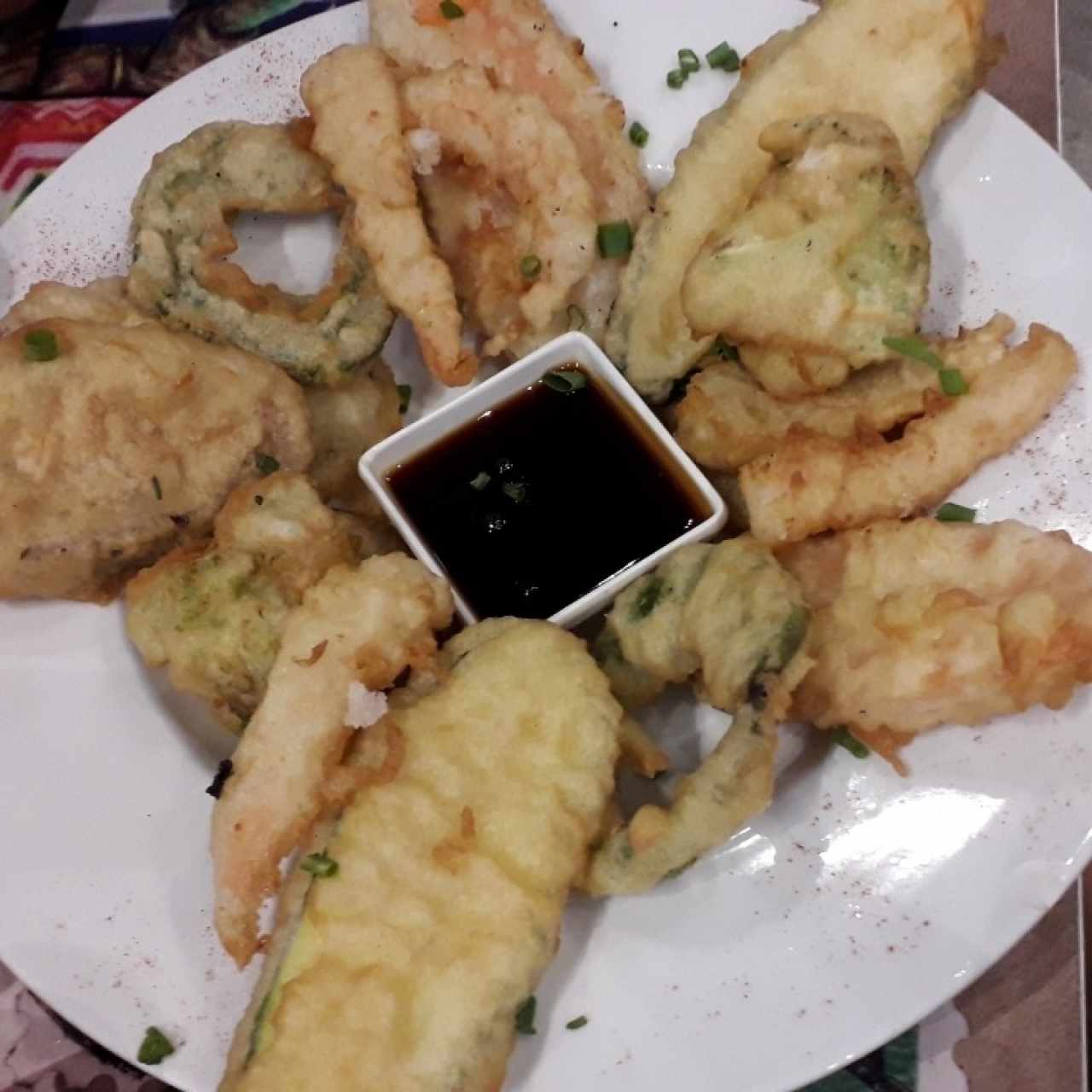 tempura de vegetales 