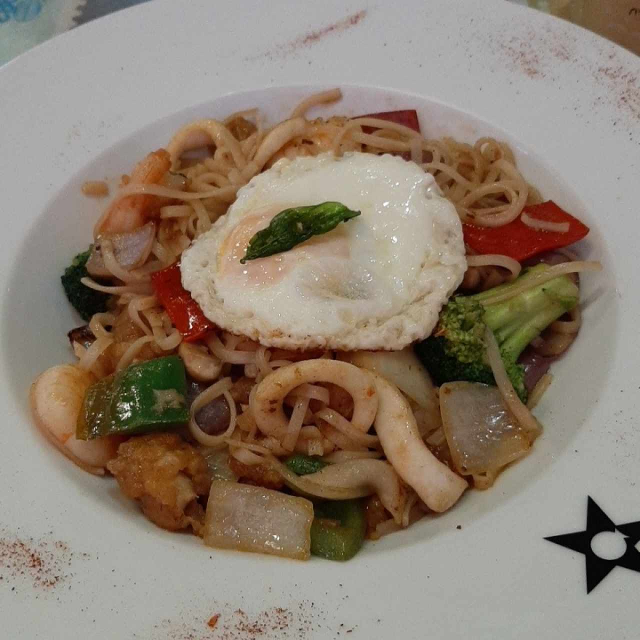 Pad Kee Mhao de Mariscos 