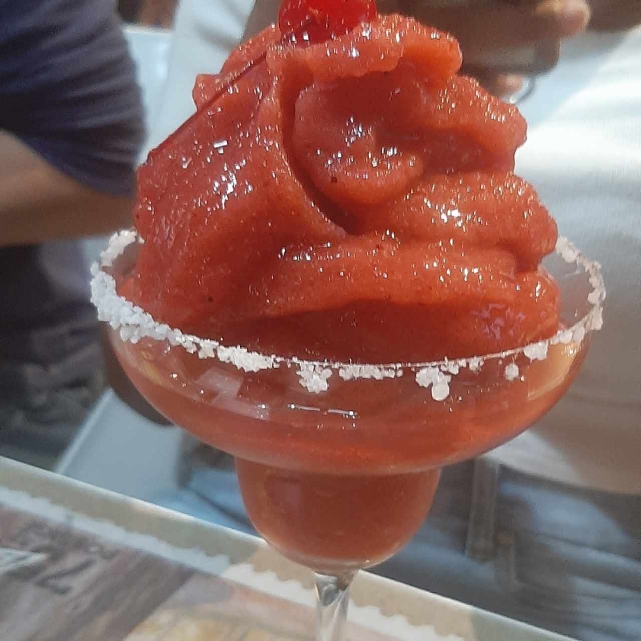 margarita frozen de fresa