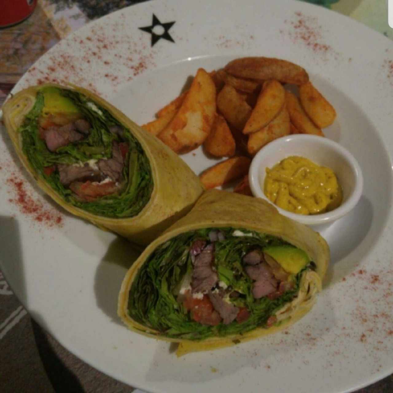 Wrap de filete de res