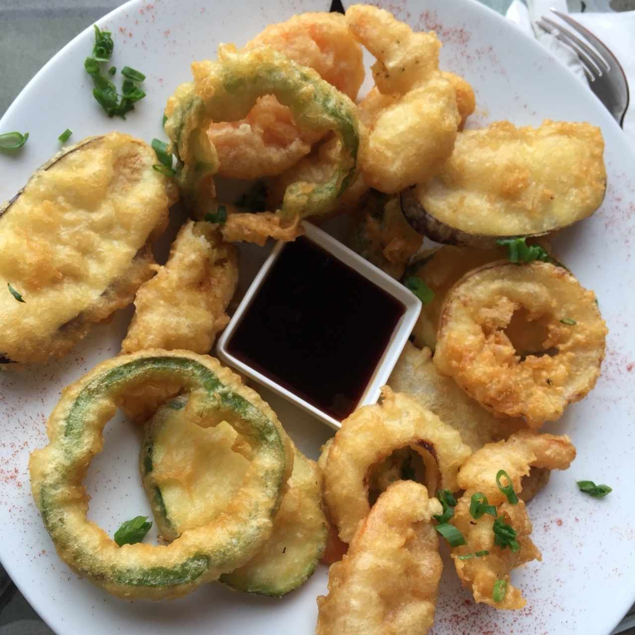 vegetales tempura 