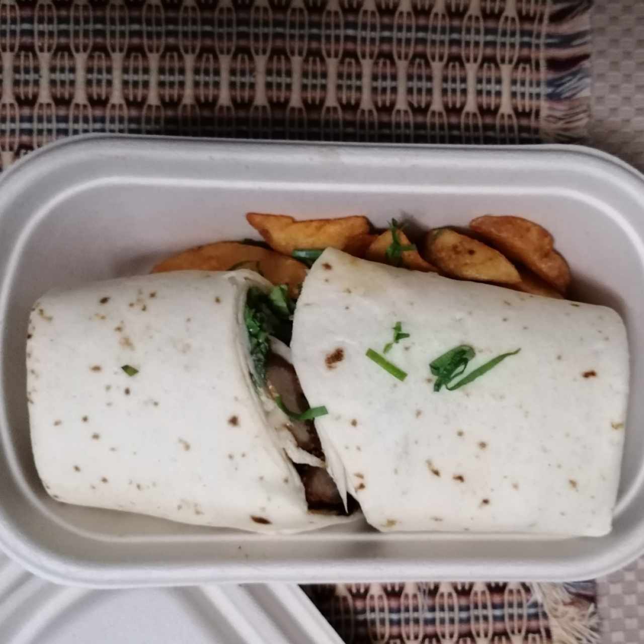 Wrap de Pollo Thai