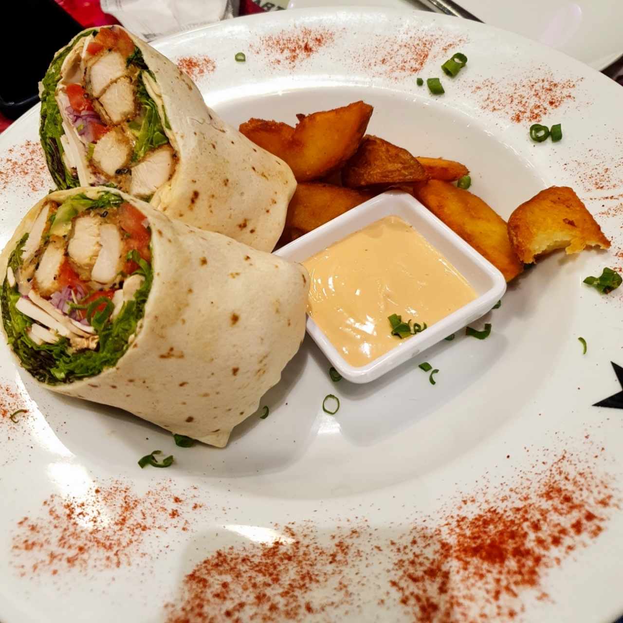 Wrap de Pollo Thai