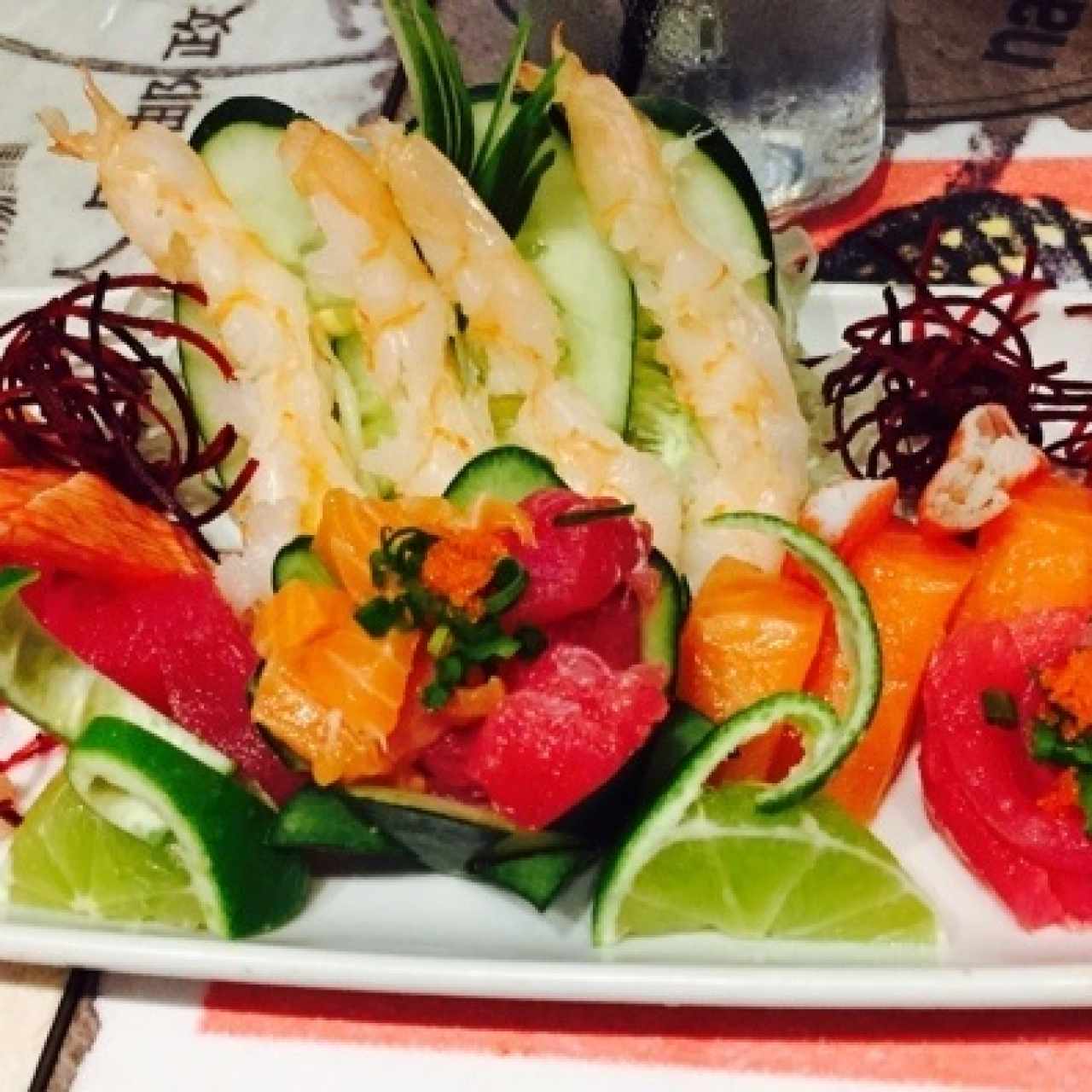 Deliciosos sashimis - Sashimi combinación