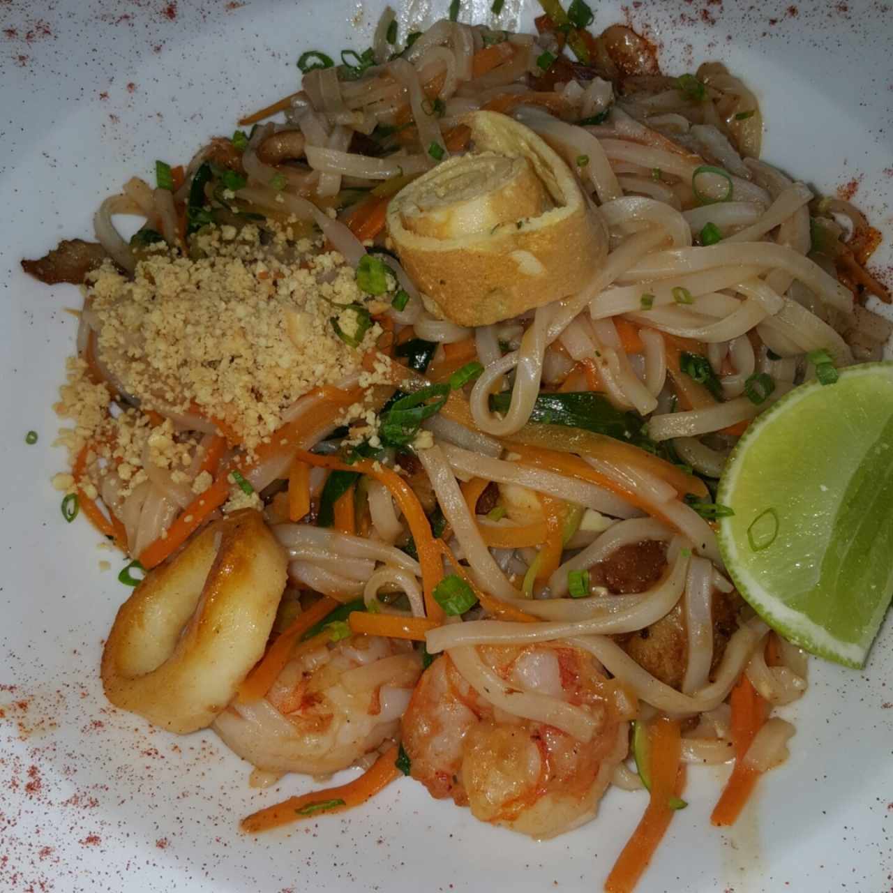 Pad Thai de Mariscos