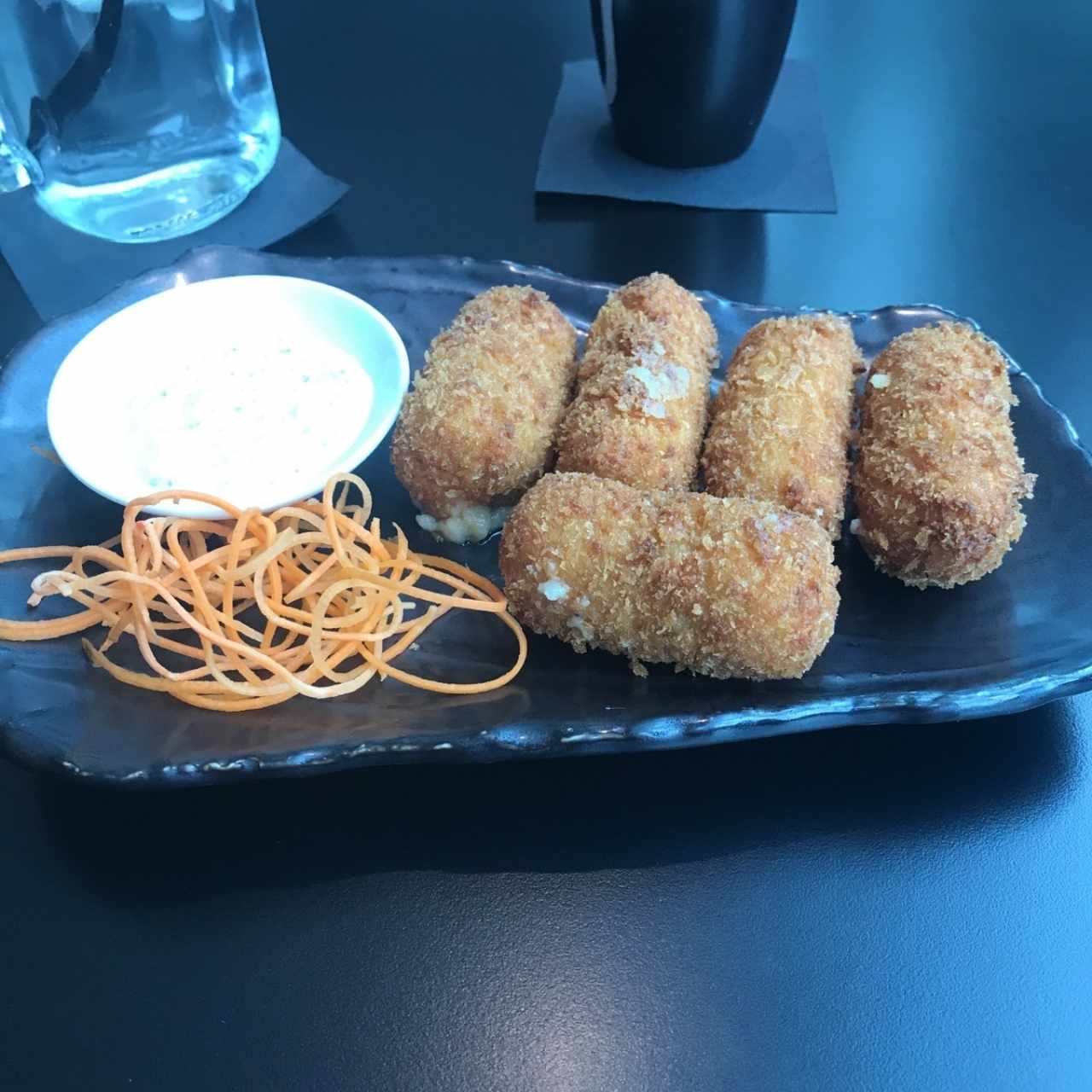 croquetas de cangrejo