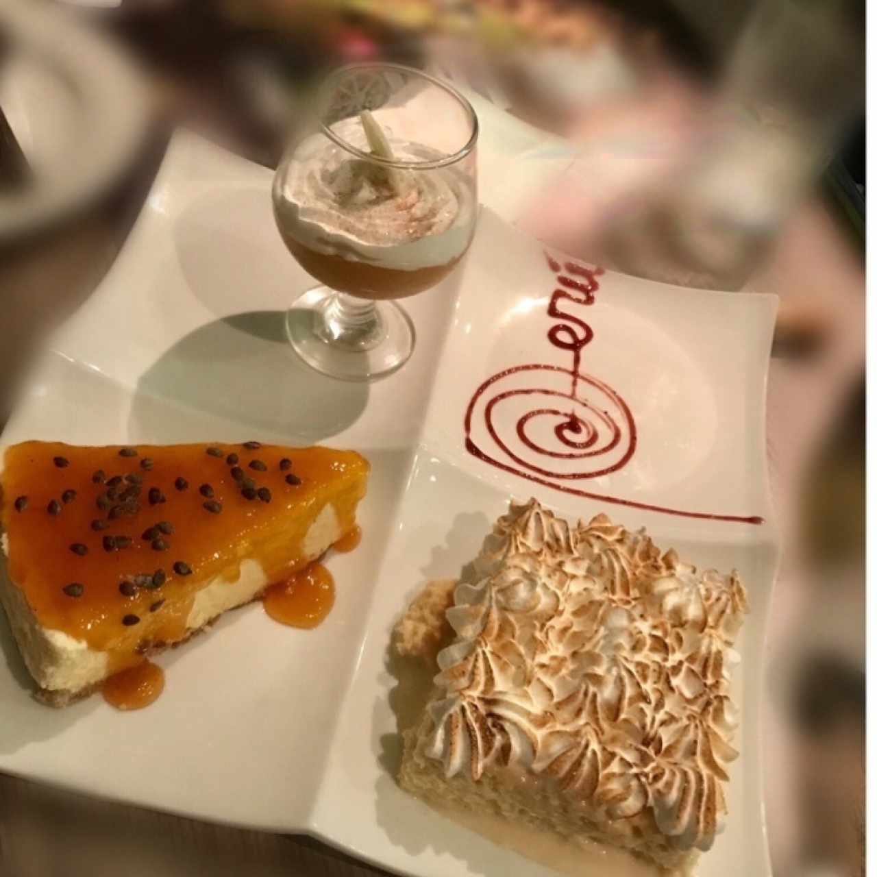 Suspiro Limeño, Cheessecake de Maracuyá y Tres Leches