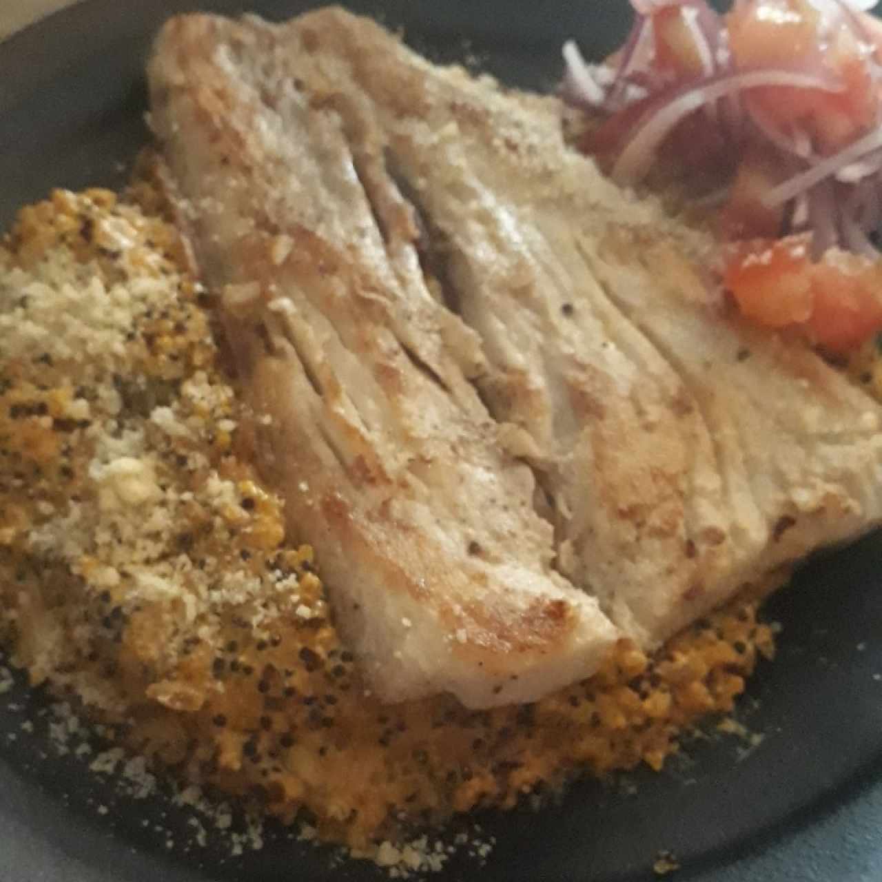 Rissoto de Quinoa con pescado 