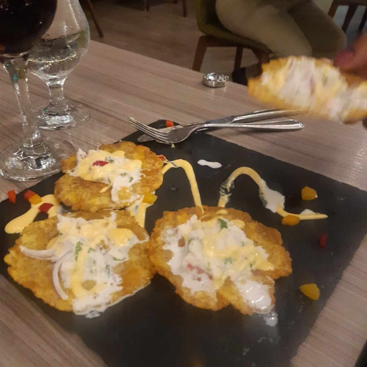 Patacones - cangrejo