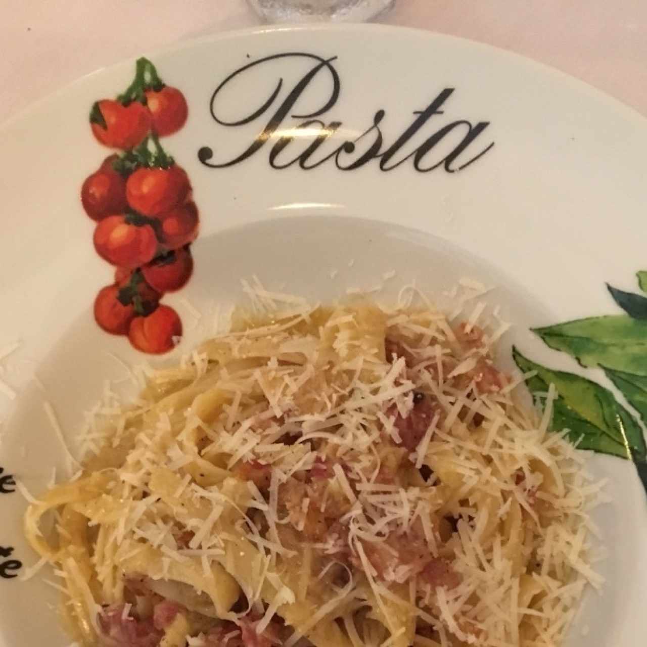 pasta a la carbonara