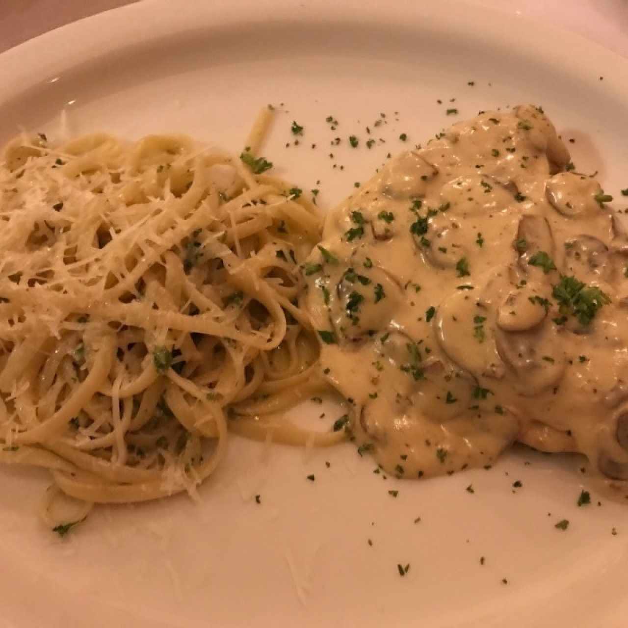 Filetto di Pollo al Funghi