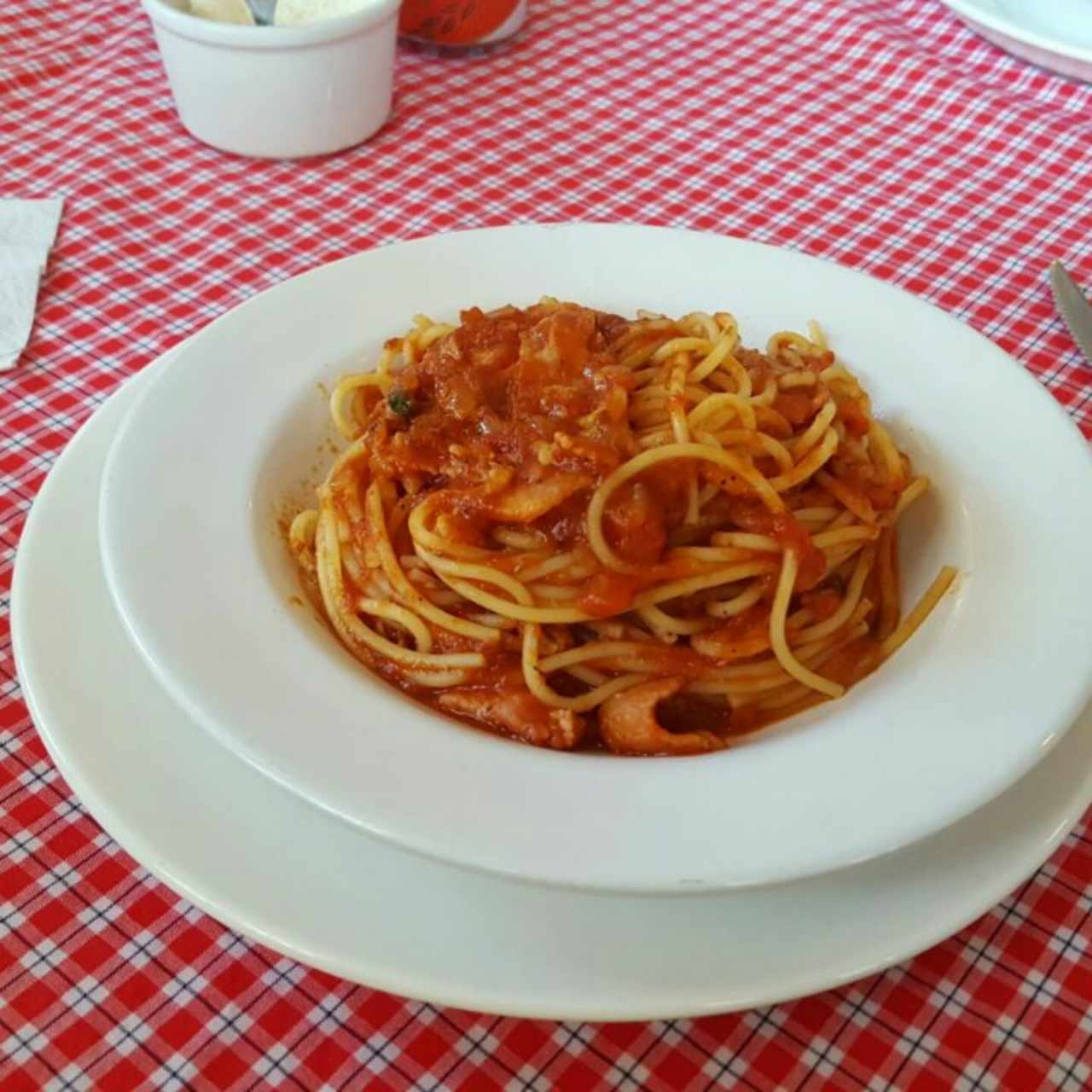 Spaghetti a la Matriciana
