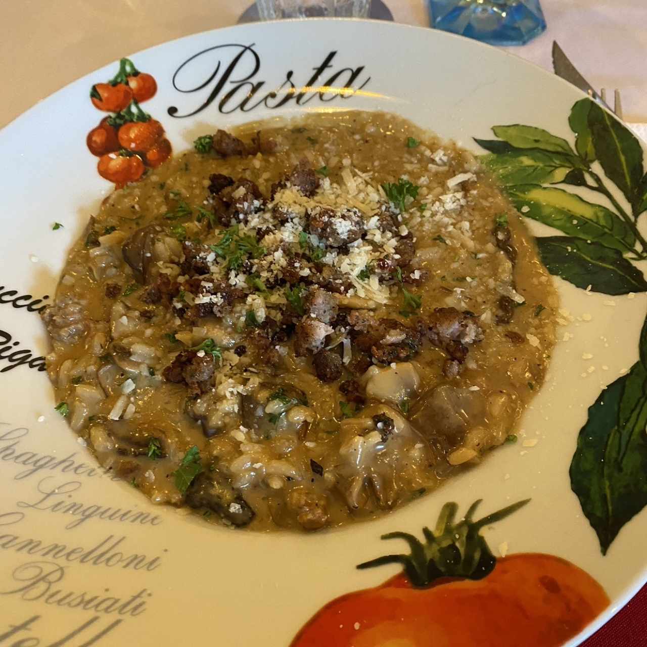 Risotto - Funghi é Salsiccia