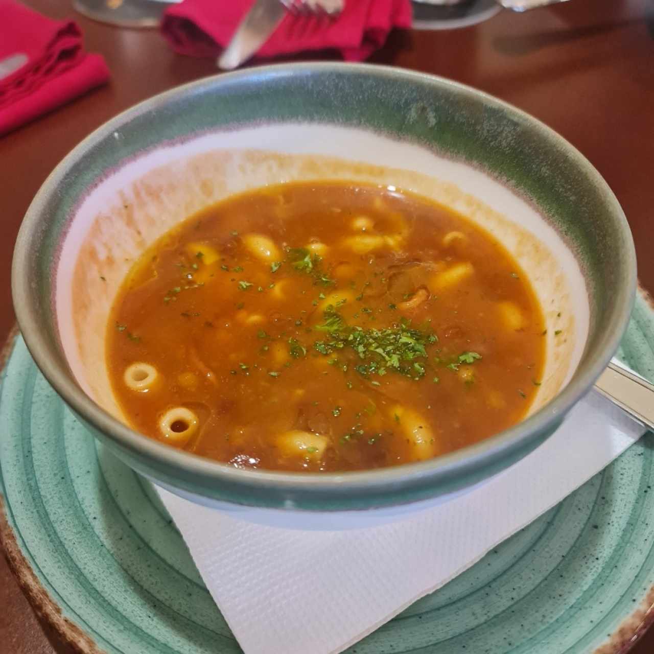 Sopa de lentejas