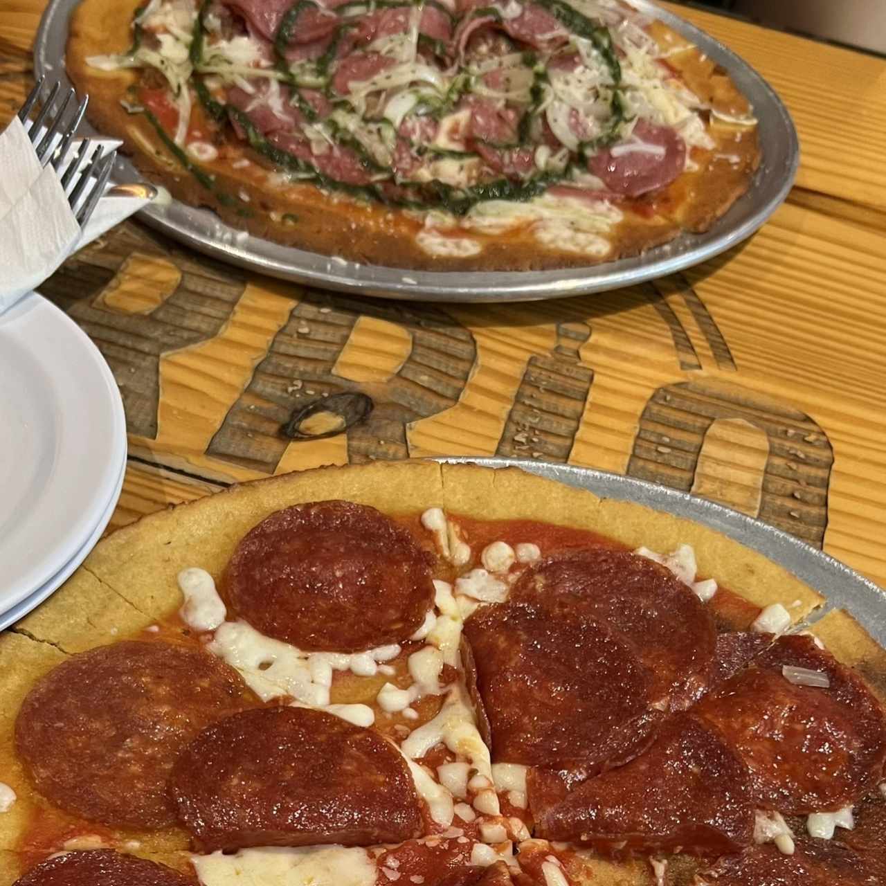 Pizza con masa Keto