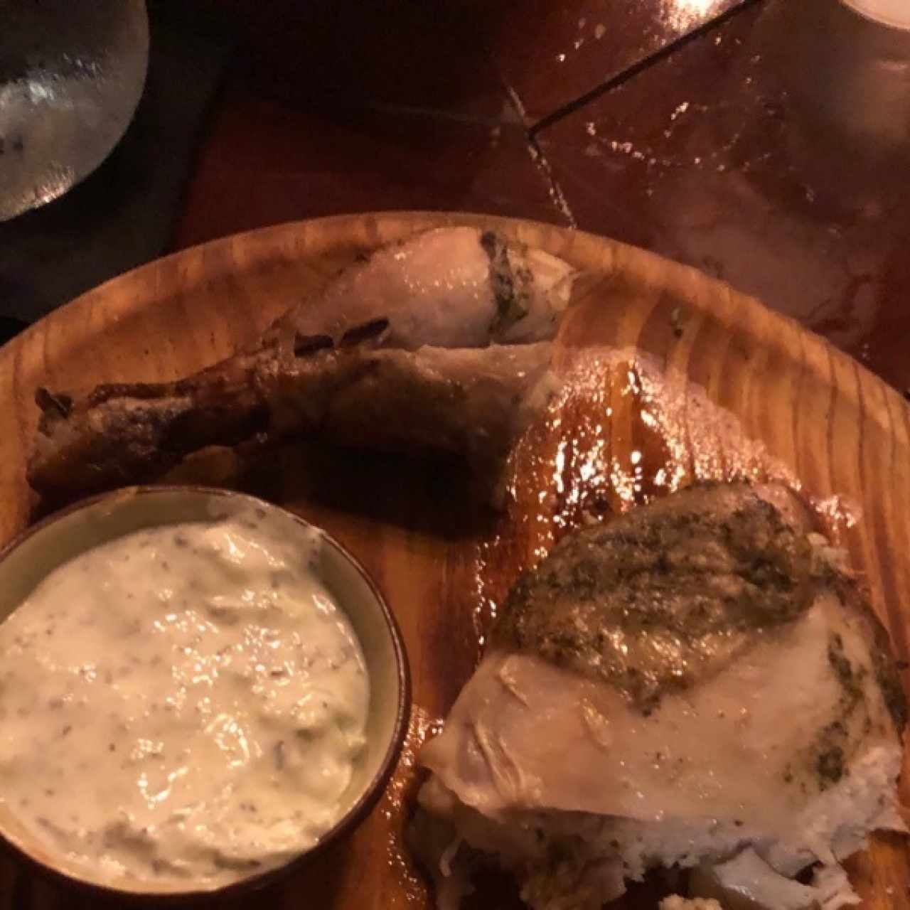 Pollo Asado, con finas hiervas