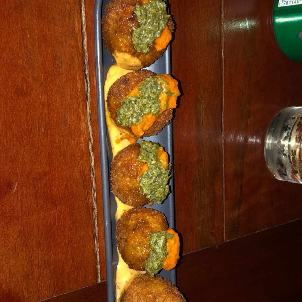 croquetas de carne mechada