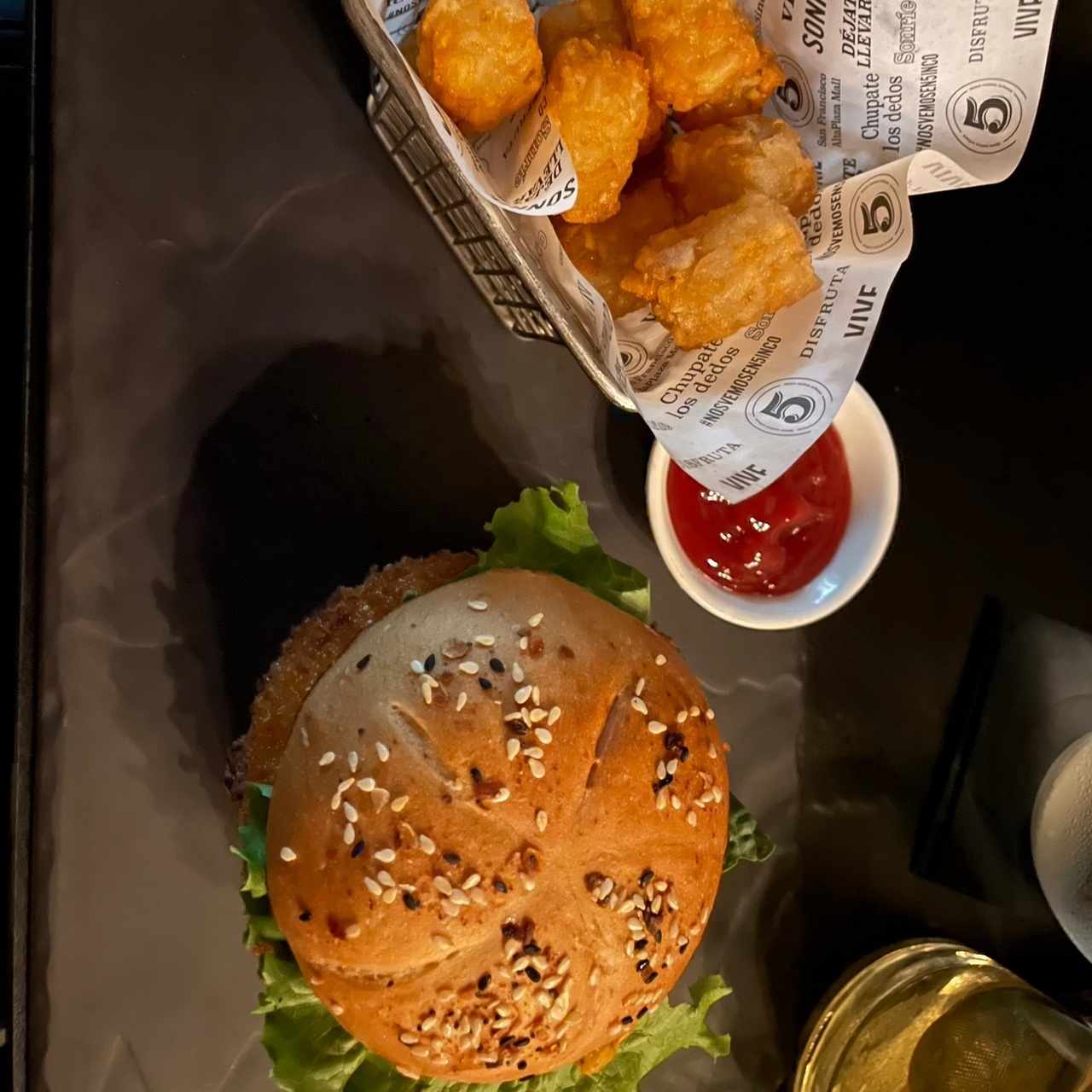 Hamburguesa (unica del menú)