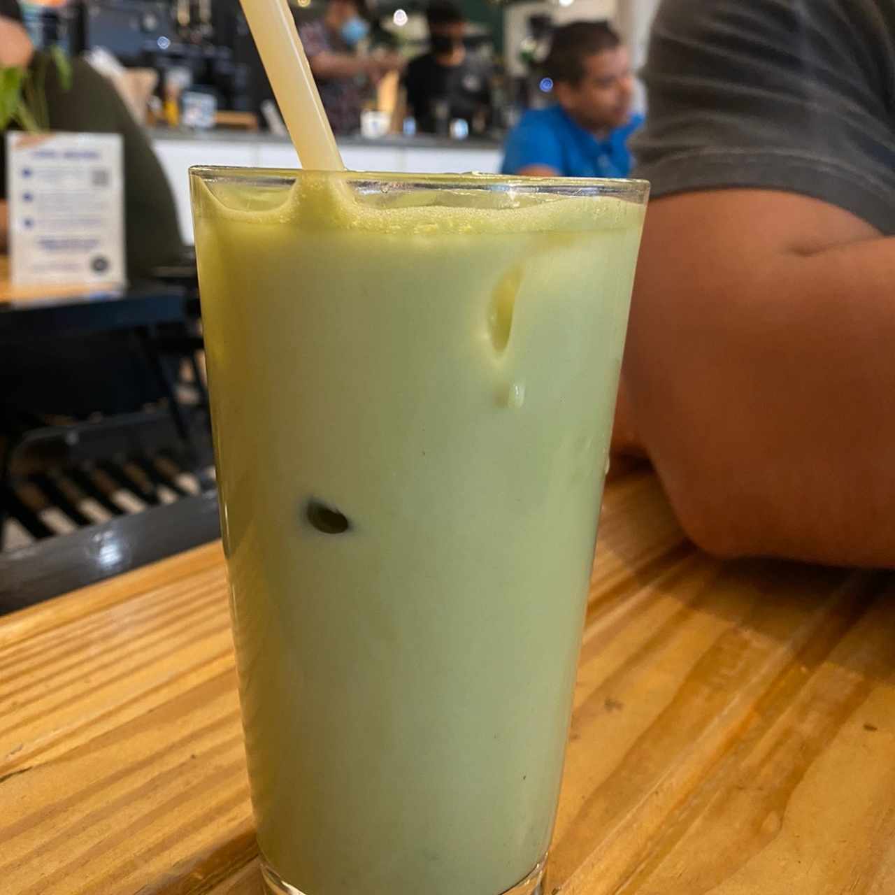 Matcha latte frío