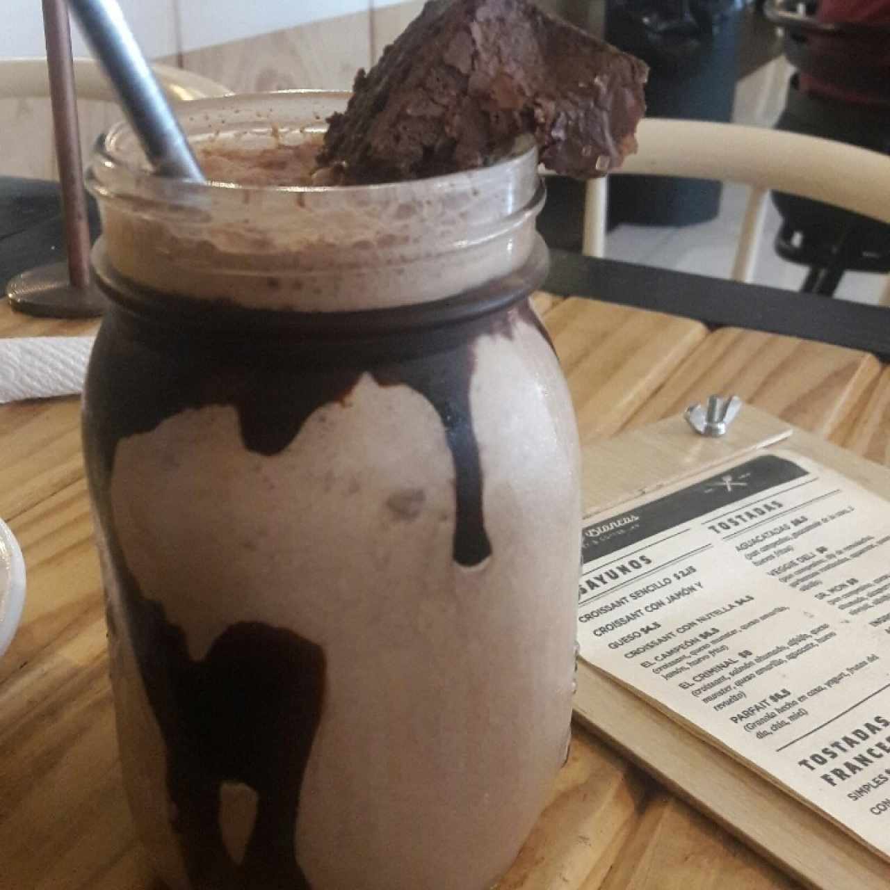 Frappé de brownie