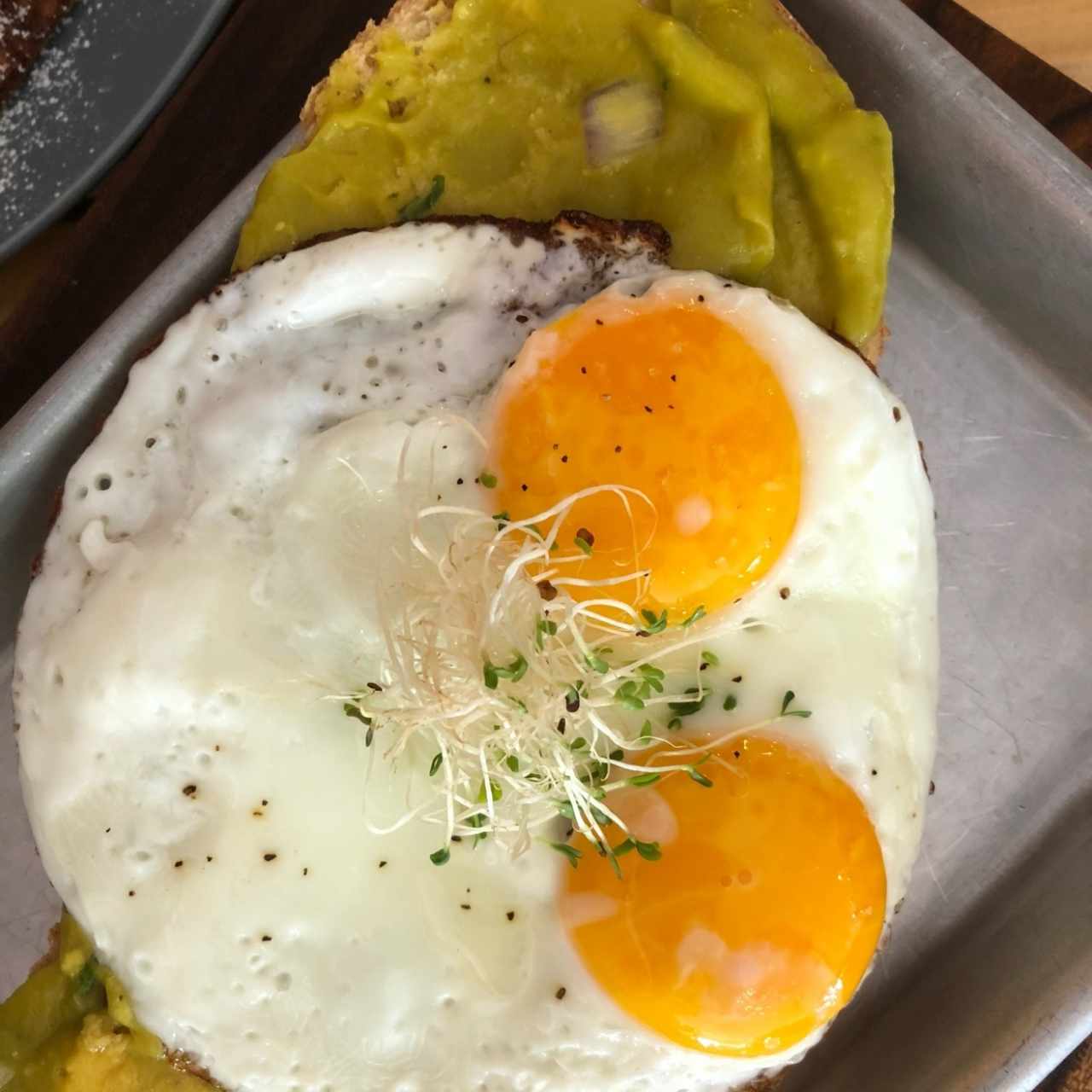 Tostada con huevos