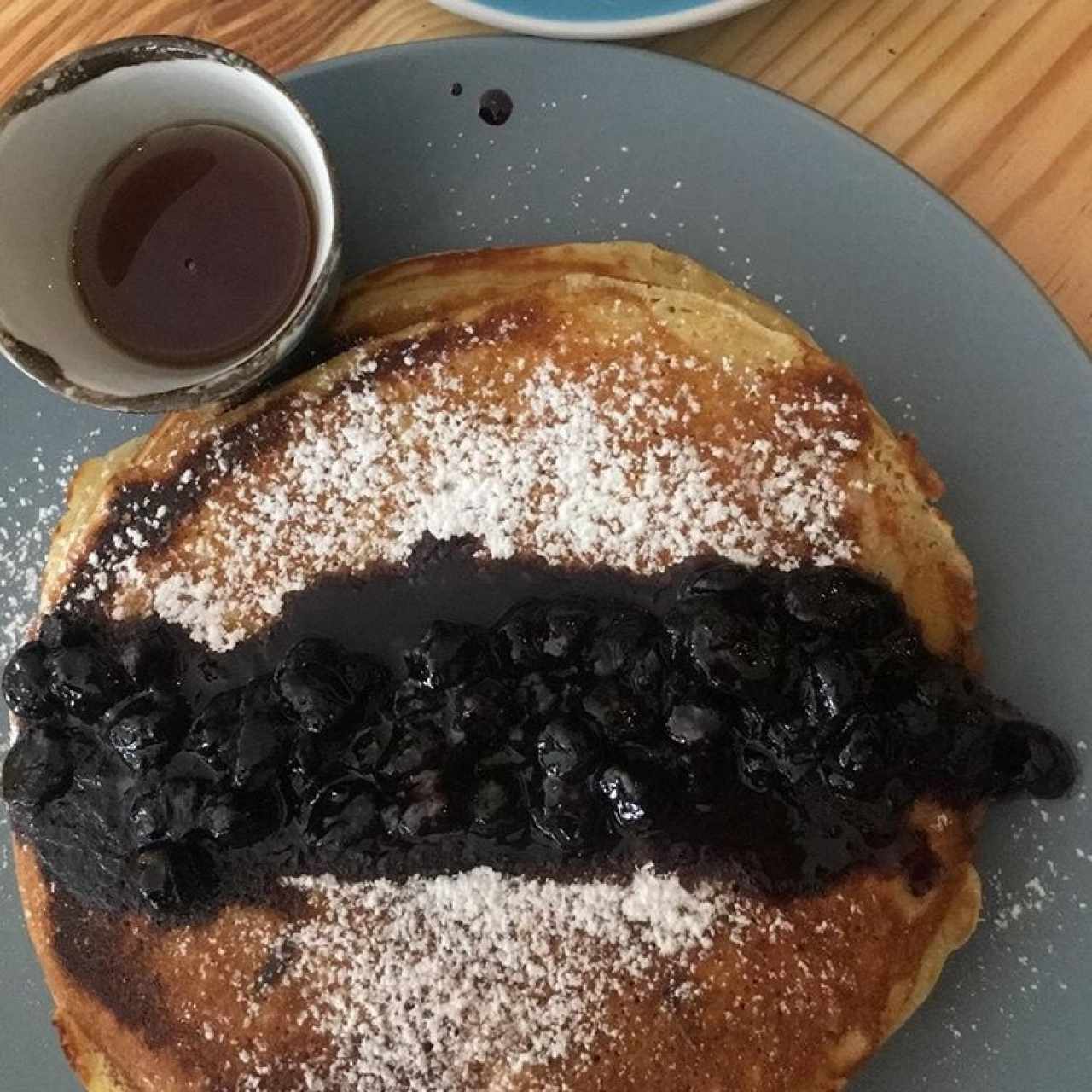 Pancakes con blueberries