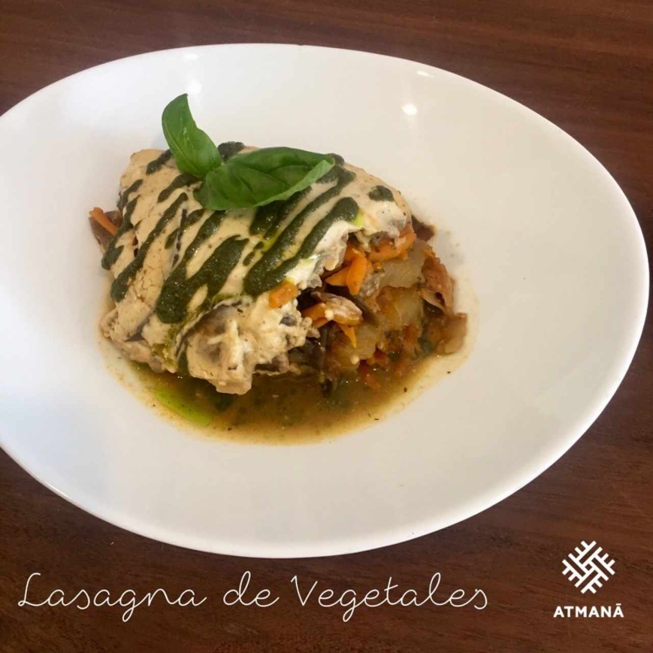Lasagna Vegana de vegetales 