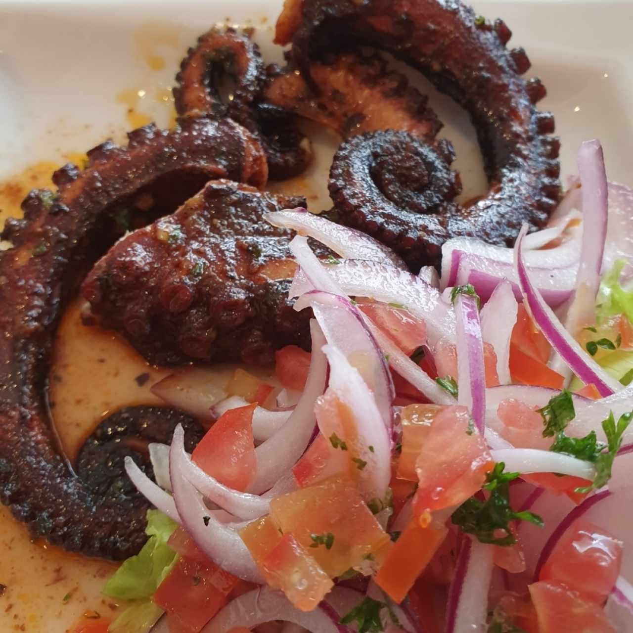 pulpo a la parrilla