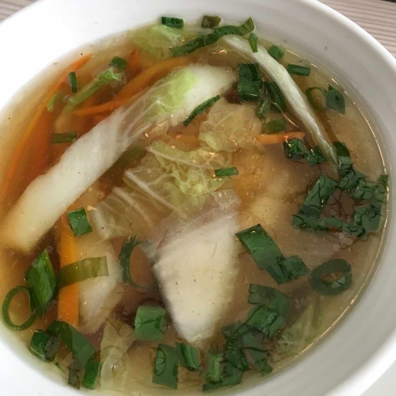 sopa de won ton