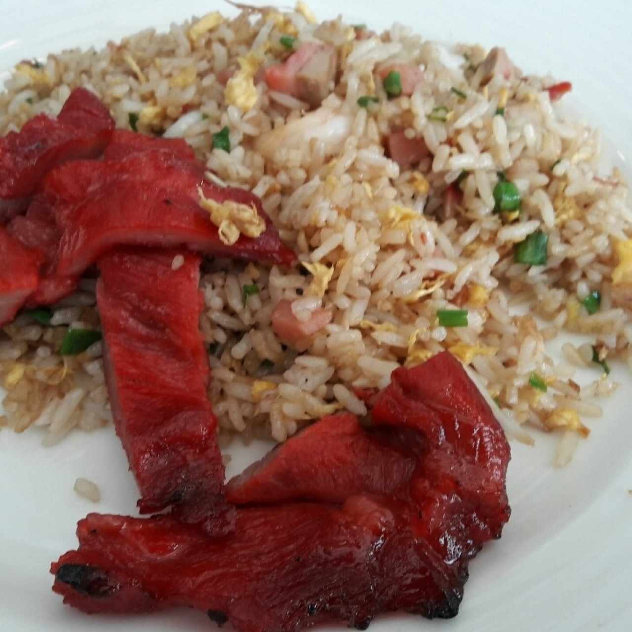 Arroz kowloon especial y cerdo