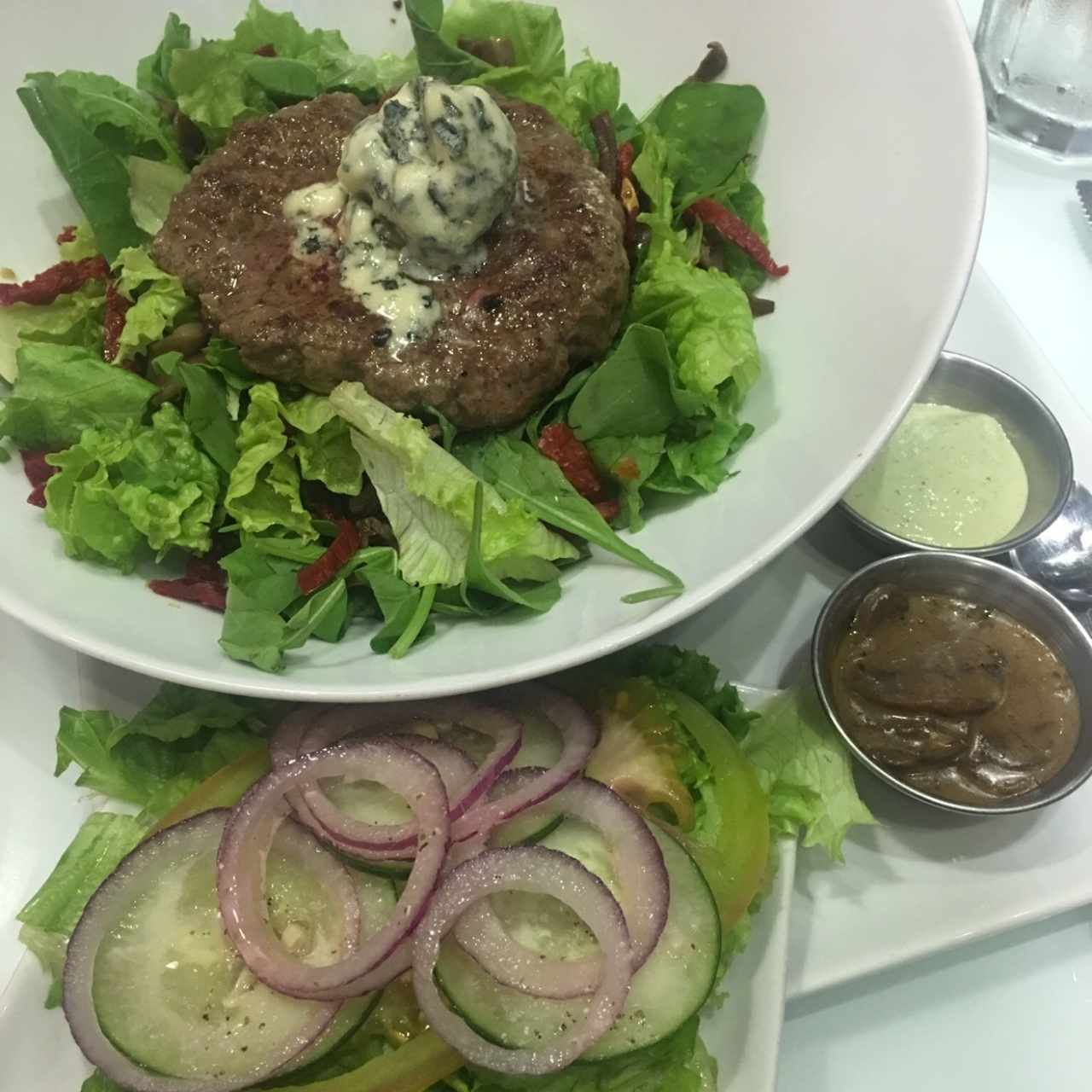 hamburguesa con lechuga