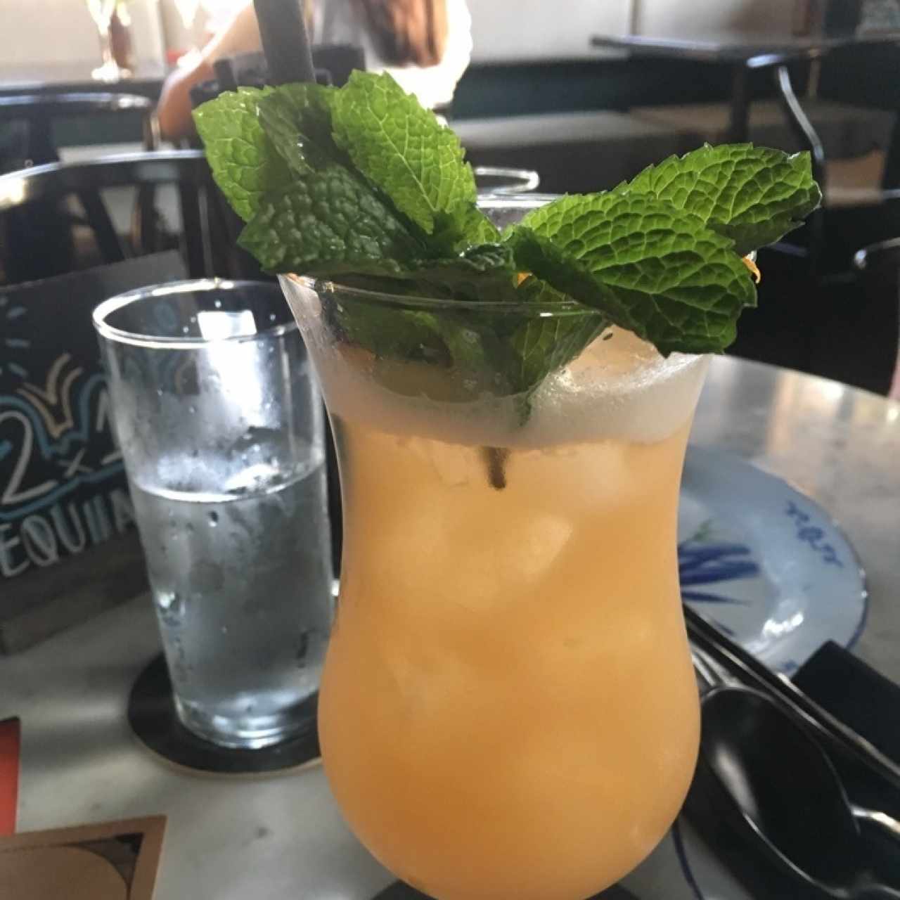 naranja piña coctel
