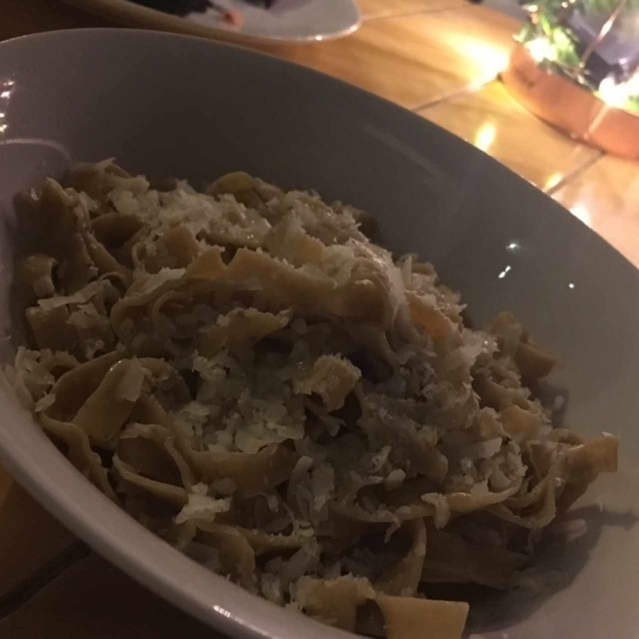 Pasta trufada de la casa