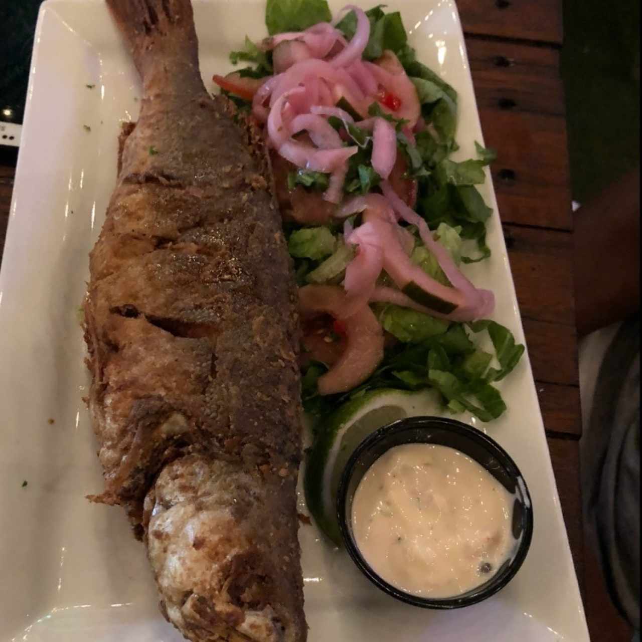 Pescado frito