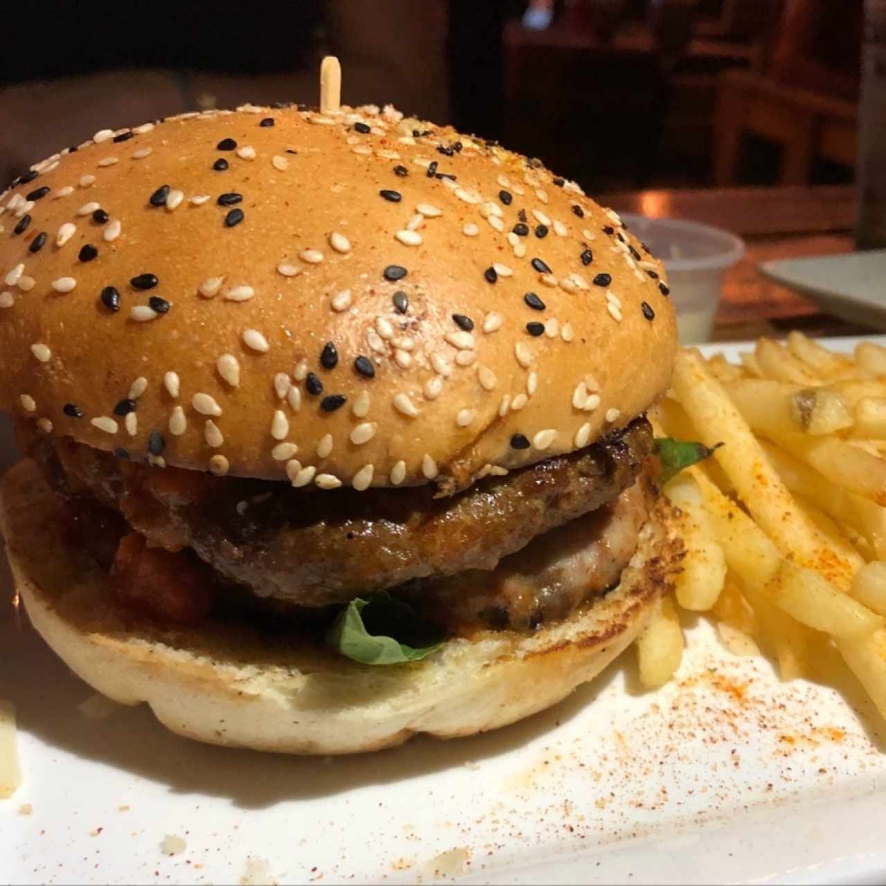 Hamburguesa que estaba participando en burger week